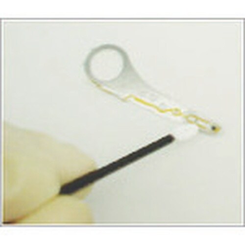 HUBY 3インチ 工業用綿棒(先端平型/導電プラ