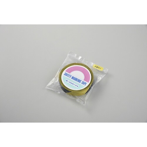 緑十字 クリーンルーム用ラインテープ 黄/黒 HC