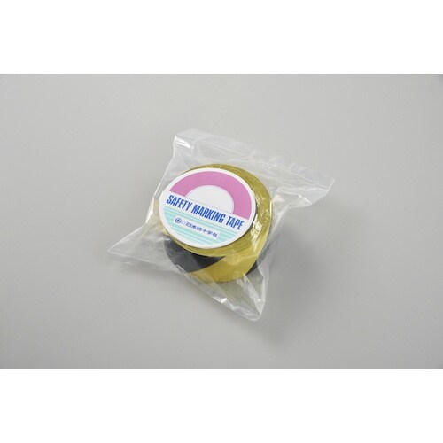 緑十字 クリーンルーム用ラインテープ 黄/黒 50