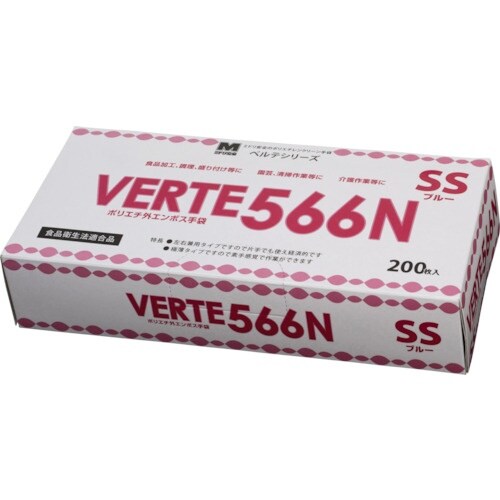 ミドリ安全 ポリエチレン使い捨て手袋 外エンボス