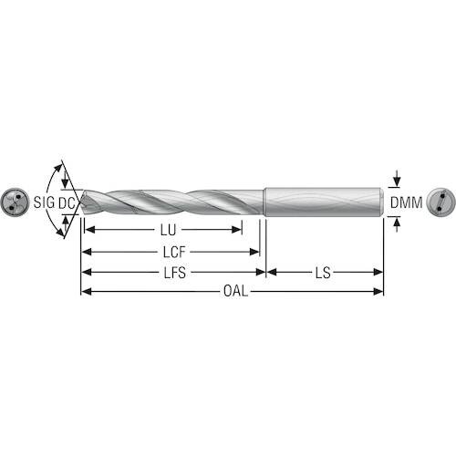 セコ ドリル 超硬ソリッドドリル
