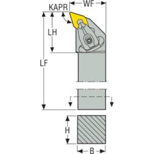 セコ 旋削 ISO標準ホルダー