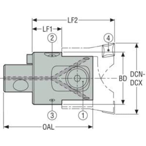 セコ ボーリング 粗用ボーリングヘッド