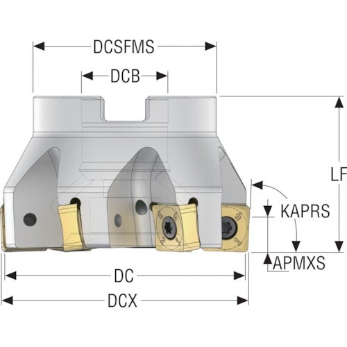 セコ フライス 88°カッター R220.88ー1