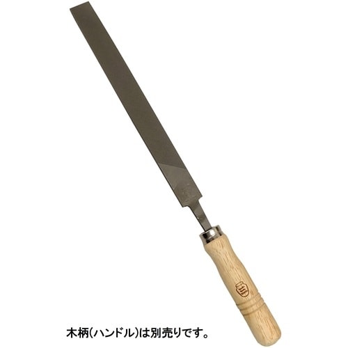 ツボサン 鉄工ヤスリ 200mm 平 中目