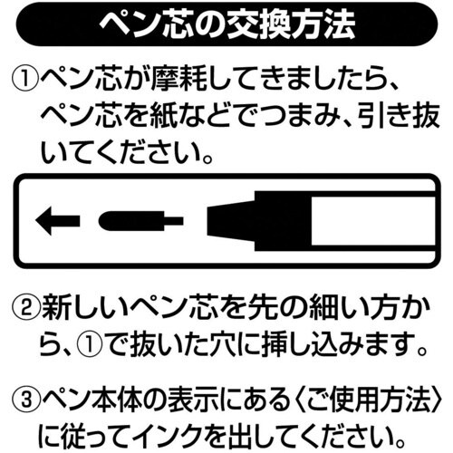 uni アルコールペイントマーカー 中字 替芯