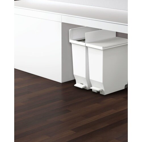 ASVEL エバン 両開きペダルペール30L ホワ