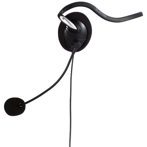 ELECOM 有線ヘッドセット 両耳ネックバンド