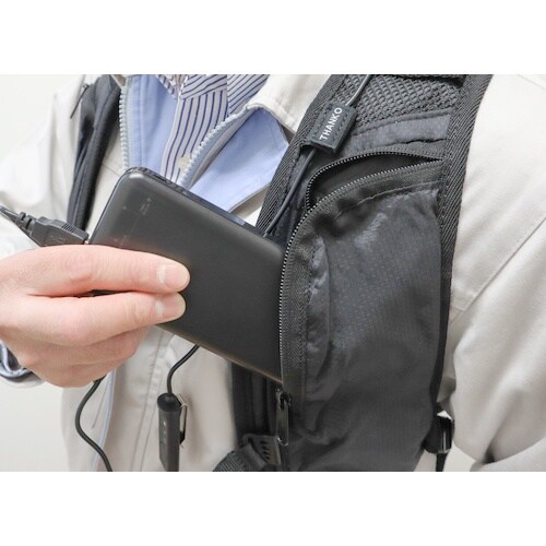 サンコー 水冷クールベスト 10000mAhモバイ