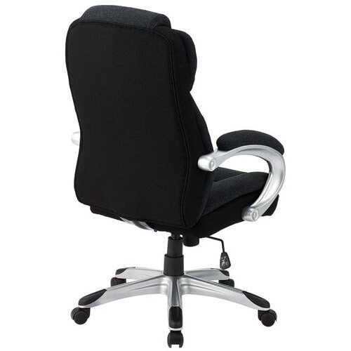 ナカバヤシ ファブリックポケットコイルチェア ブラ