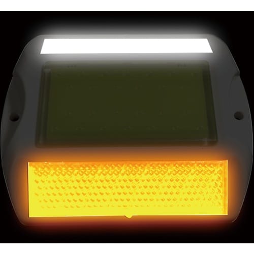 緑十字 超高輝度蓄光・反射縁石鋲(耐荷重タイプ)