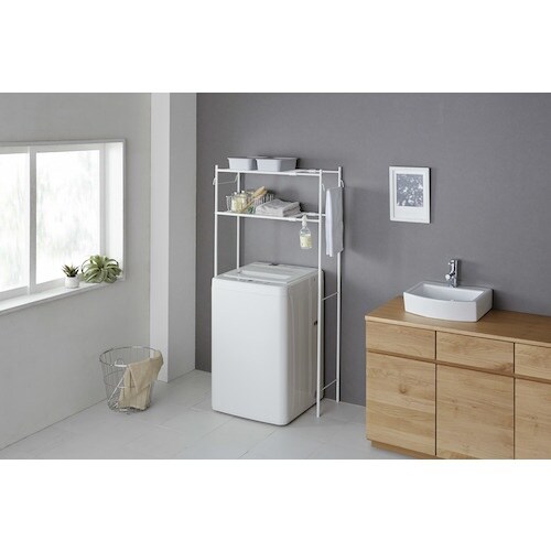 平安伸銅工業 洗濯機ラック タオル掛け付き マット