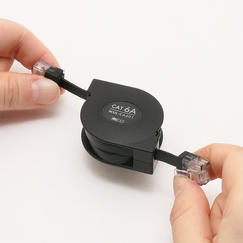 MCO 巻取りカテ6ALANケーブル5M