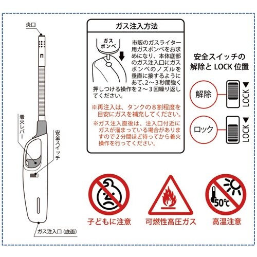 高森コーキ 着火バーナーターボ フレキシブル