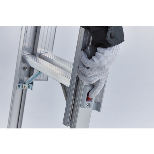 ハセガワ ラクノリ2連はしご脚部伸縮タイプ6.08