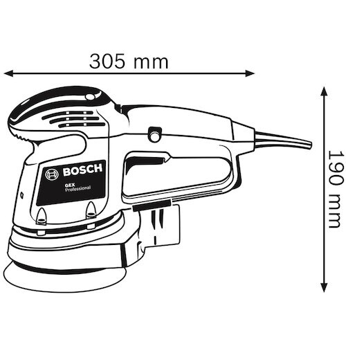 ボッシュ 吸じんランダムアクションサンダー