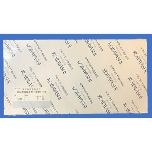 小林クリエイト 記録紙 自記寒暖湿度計 R1681