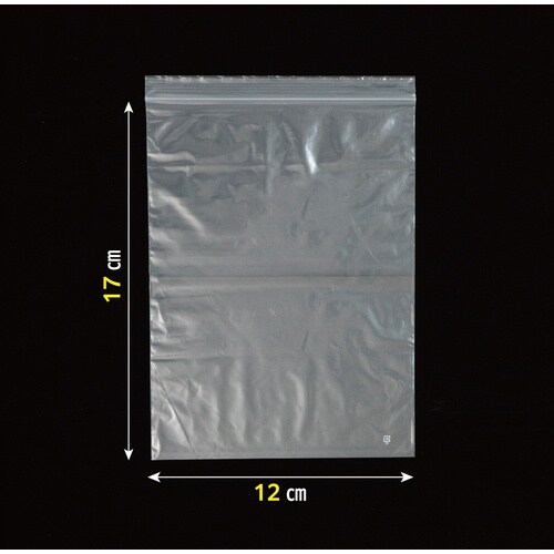 ジャパックス 開口済みチャック付ポリ袋 100枚