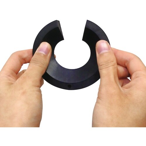 シシク ストッパーゴム(磁石入り) Mサイズ イエ