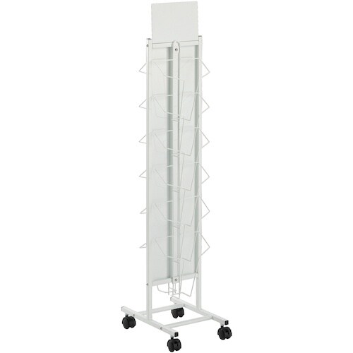 テラモト 両面パンフレットスタンド