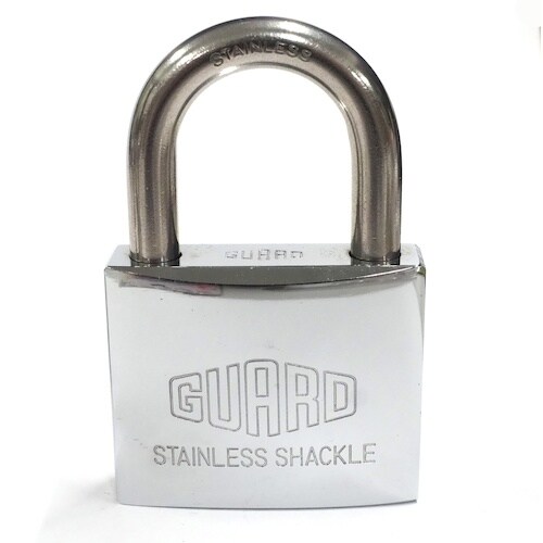 ガード ステンレスシャックル南京錠 50mm 同一