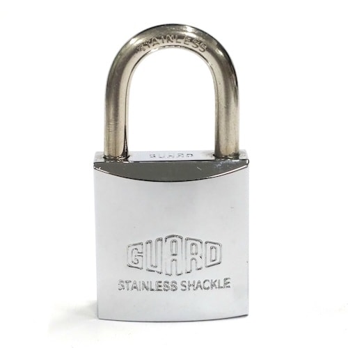 ガード ステンレスシャックル南京錠 25mm 同一