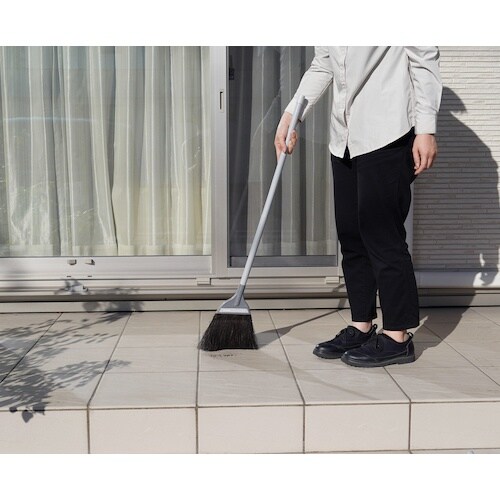 azuma AZB172 黒シダほうき中柄