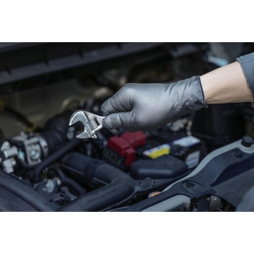 バリアローブ ニトリルグローブIGAブラックパウダ