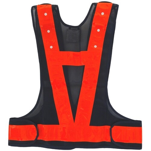 ミズケイ 多機能ベスト(紺/橙)