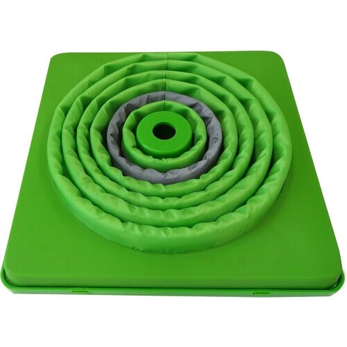 ミズケイ 伸縮式三角コーン 62cm(グリーン)