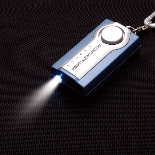 YAZAWA LEDライト付セキュリティーアラーム