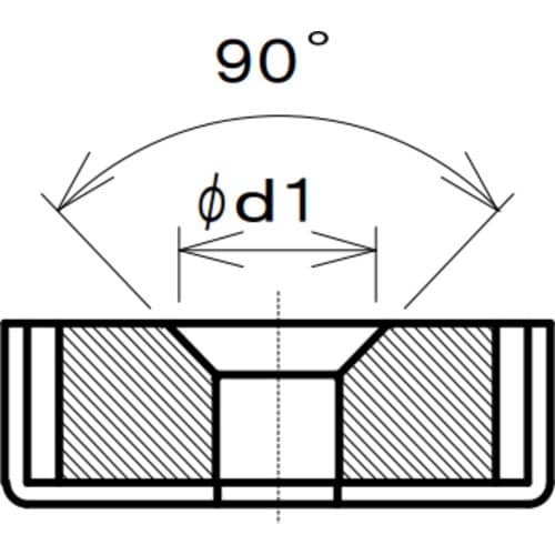 ラクテム ネオジキャップ磁石 丸型 Φ16−5 皿
