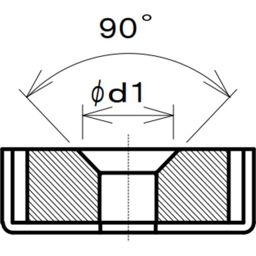 ラクテム ネオジキャップ磁石 丸型 Φ36−8 皿