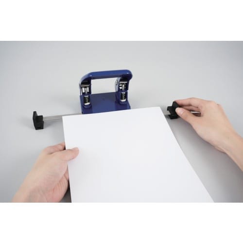 カール 2穴パンチ ブルー 穿孔枚数45枚