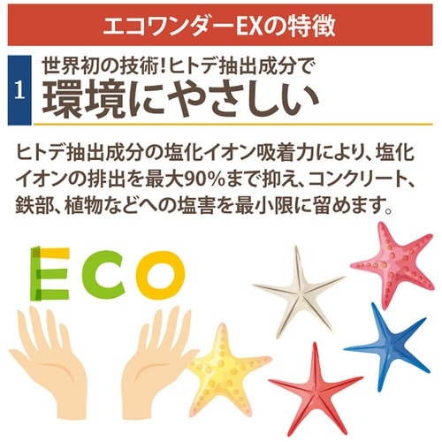 高森コーキ 凍結防止・融雪剤エコワンダーEX 10