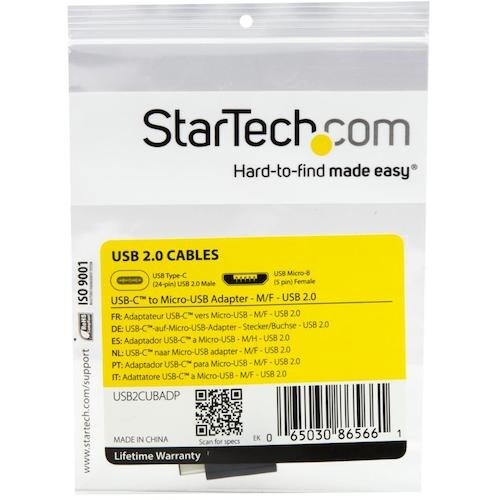 StarTech USB Micro−B − Ty