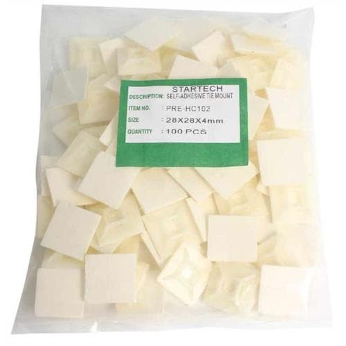 StarTech ケーブルタイマウントベース/粘着