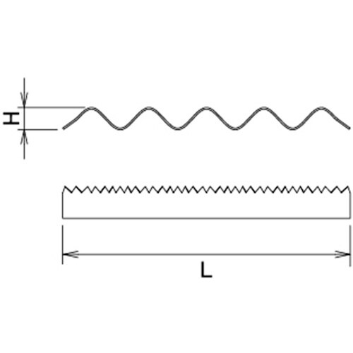 DAIDОHANT 足場波釘(足場板波釘)(高さ)