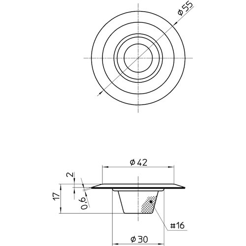 SANEI ツバ広ゴミこし