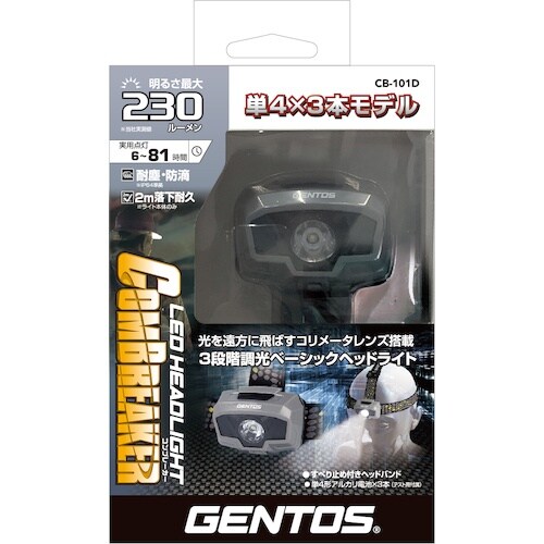 GENTOS LEDヘッドライト コンブレーカー1