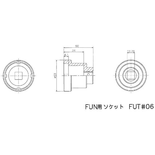 冨士精密 FINE U−NUT用専用ソケットM30