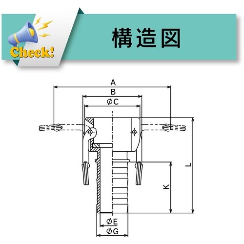 TOYOX カムロック カプラー ホースシャンク