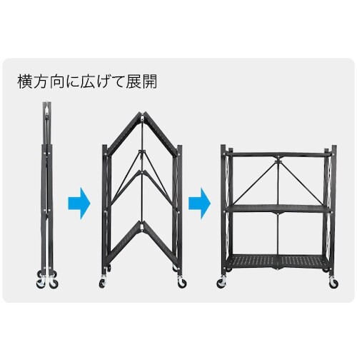 JEFCOM 折りたたみ作業ワゴン