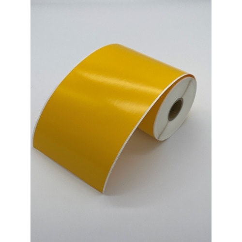 brother 熱転写用ビニルラベル 黄(再剥離)