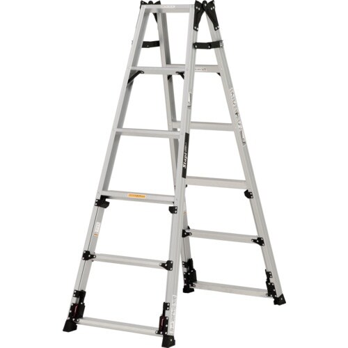 PiCa 上部操作式四脚アジャスト式はしご兼用脚立