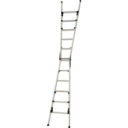 PiCa 上部操作式四脚アジャスト式はしご兼用脚立