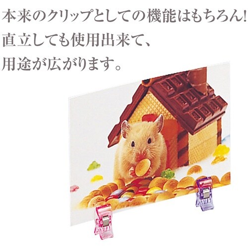 共栄プラスチック スタンドクリップ 60個入