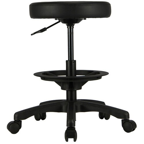 ナカバヤシ ラウンドOAチェア ハイタイプ 足置き