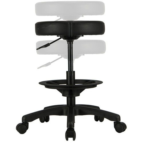 ナカバヤシ ラウンドOAチェア ハイタイプ 足置き