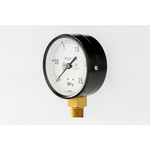 高島 一般蒸気用圧力計(A枠立型・φ100)圧力レ